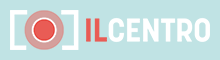 Logo di "Il Centro" con cerchio rosso al centro e testo in rosso.